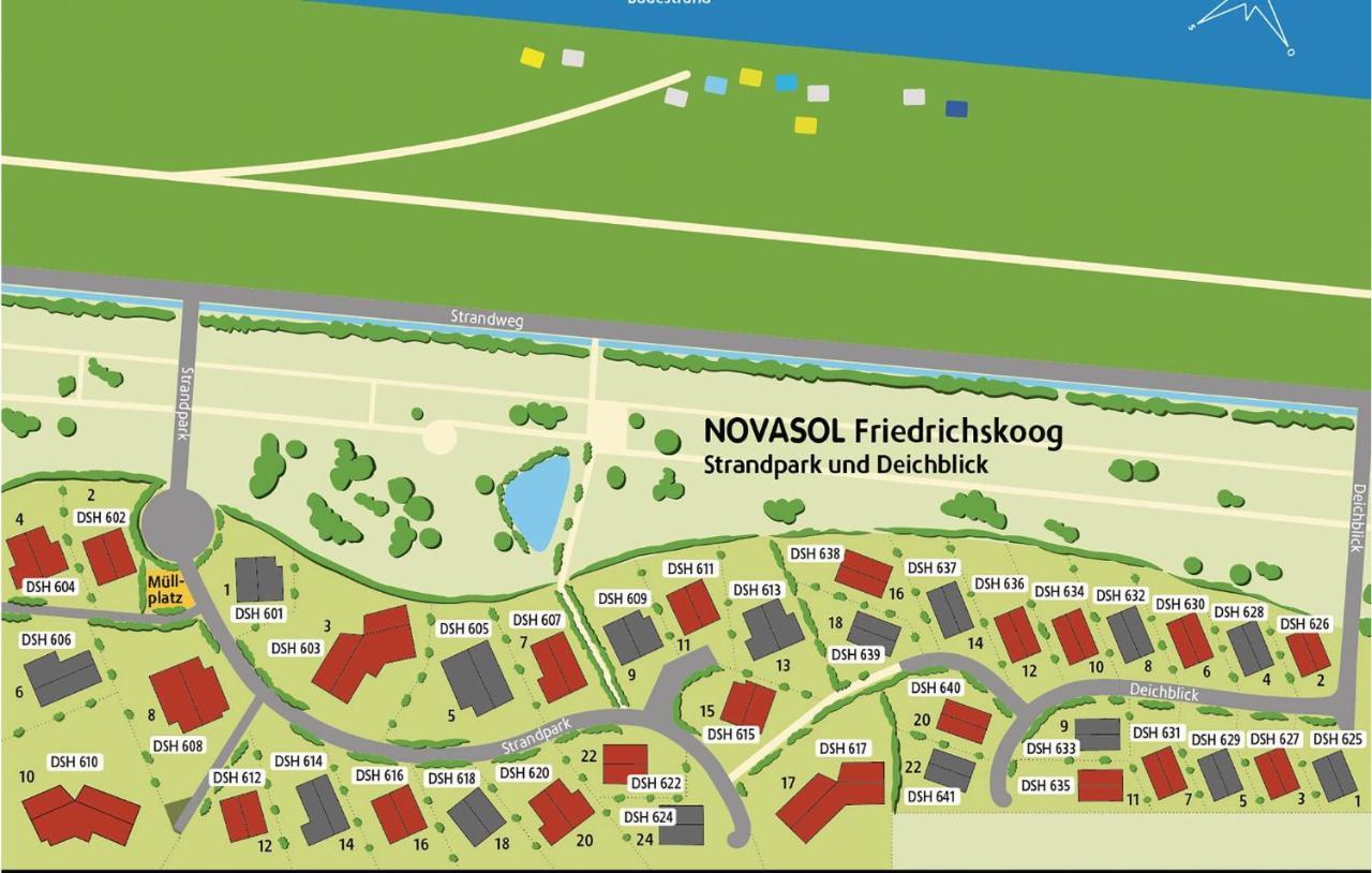 Friedrichskoog-Deichblick 12 Villa ภายนอก รูปภาพ